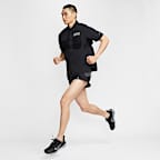 ナイキ メンズ Dri-FIT UV ボタンアップ ショートスリーブ ランニングトップ