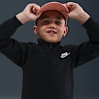 나이키 리틀키즈 쿼터집 긴팔 탑