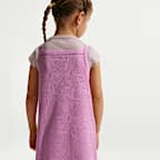 Conjunto de vestido de 2 piezas para niños talla pequeña Nike Move With Nature