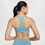 สปอร์ตบราผู้หญิงเสริมฟองน้ำ Nike Swoosh Medium Support