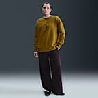 Netherlands Phoenix Fleece Women's Nike Football Oversized Crew-Neck Sweatshirt