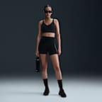 Bra deportivo de talle largo con almohadillas para mujer Nike Alate