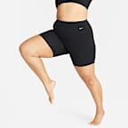Nike Zenvy Women's High-Waisted 8" Biker Shorts (Plus Size)
