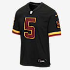 Jayden Daniels Washington Commanders Big Kids' Nike NFL Game Jersey - Black