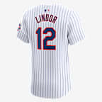 Francisco Lindor New York Mets Men's Nike Dri-FIT ADV MLB Elite Jersey