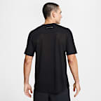 Kortærmet Nike Solar Chase Dri-FIT ADV-løbetrøje til mænd