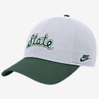 Michigan State Nike College Campus Cap - White
