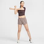 Nike Dri-FIT One Women's Mid-rise 8cm (approx.) Brief-Lined Shorts