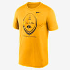 Iowa Primetime Football Icon Legend Men's Nike Dri-FIT College T-Shirt - Gold