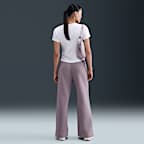 Nike Sportswear Phoenix Fleece Women's High-Waisted Wide-Leg Logo Pants