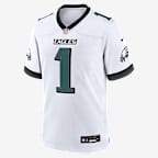 Jersey Nike de la NFL Game para hombre Jalen Hurts Philadelphia Eagles - Blanco