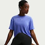 Top a manica corta Dri-FIT Nike One Relaxed – Donna