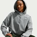 Nike Sportswear Phoenix Fleece Women's Oversized Cropped Henley Hoodie