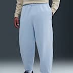 Pánské flísové kalhoty Nike Solo Swoosh s manžetami