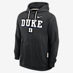 Duke Sideline Men's Nike Dri-FIT College Pullover Hoodie - Black