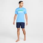 Playera de manga corta para hombre Nike Swim Hydroguard