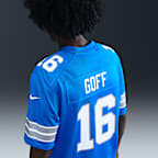NFL Detroit Lions (Jared Goff) American-football-wedstrijdjersey voor heren
