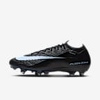 Chaussure de foot à crampons basse SG-Pro Nike Mercurial Vapor 16 Elite - Noir/Ice Blue