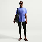 Top a manica corta Dri-FIT Nike One Relaxed – Donna