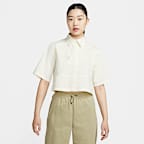 Nike Sportswear Collection Women's Collared Short-Sleeve Top