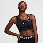 Bra deportivo de media sujeción con almohadillas para mujer Nike Pro Swoosh Asymmetrical