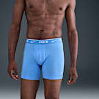 Nike Dri-FIT Essential Cotton Stretch Ropa interior para hombre (paquete de 3)