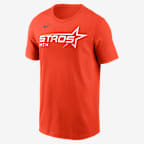 Houston Astros City Connect Wordmark Men's Nike MLB T-Shirt - Orange