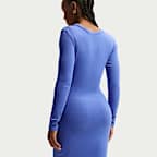Nike Sportswear Chill Knit Women's Tight Long-Sleeve Midi Mini-Rib Dress