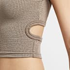 Nike Sportswear Chill Knit Women's Tight Short-Sleeve Cropped Mini-Rib Top