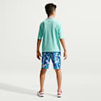 Shorts de playa o alberca tipo boxer de 18 cm para niño talla grande Nike Swim Breaker