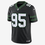 Jersey de fútbol americano Nike Dri-FIT de la NFL Limited para hombre Quinnen Williams New York Jets - Negro