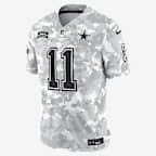 Jersey Nike Dri-FIT Limited de la NFL para hombre Micah Parsons Dallas Cowboys Salute to Service - Blanco