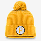 Gorro con dobladillo y pompón Nike de la MLB para hombre Pittsburgh Pirates Cooperstown Peak