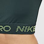 Nike Pro Women's Dri-FIT Short-Sleeve Cropped Graphic Top