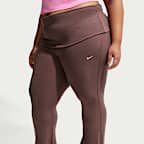 Nike Sportswear Chill Knit Women's Mid-Rise Tight Ribbed Pants (Plus Size)