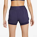 Nike Dri-FIT One Women's Mid-rise 8cm (approx.) 2-in-1 Shorts