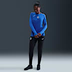 FC Chelsea Strike Third Nike Dri-FIT Total 90 Fußballoberteil aus Strickmaterial mit Rundhalsausschnitt (Damen)