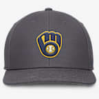 Milwaukee Brewers Pro Men's Nike Dri-FIT MLB Adjustable Hat