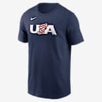 Bryce Harper USA Baseball 2026 World Baseball Classic Men's Nike T-Shirt - Navy
