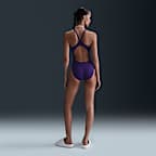 Traje de baño de una pieza con espalda deportiva para mujer Nike Swim HydraStrong Essential