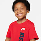 Nike set met T-shirt met graphic en shorts voor kleuters