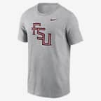 Florida State Seminoles Primetime Evergreen Alternate Logo Men's Nike College T-Shirt - Grey Heather