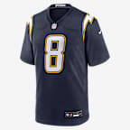 Omarion Hampton Los Angeles Chargers Men's Nike NFL Game Jersey - Navy
