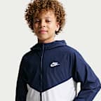 Nike Sportswear Windrunner Big Kids' Hooded Repel Jacket