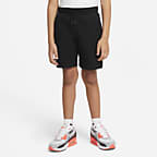 Nike Sportswear Tech Fleece Little Kids' Shorts - Black