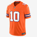 Bo Nix Denver Broncos Men's Nike Dri-FIT NFL Limited Jersey - Orange