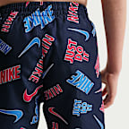 Nike Swim Breaker Big Kids' (Boys') 7" Brief-Lined Volley Short