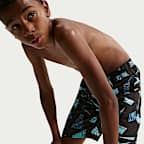 Shorts de playa o alberca con forro de ropa interior de 18 cm para niño talla grande Nike Swim Breaker