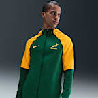 Hoodie de treino de râguebi com fecho completo Nike Springboks para homem