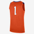 Jersey de básquetbol universitario Nike para hombre Clemson Tigers Replica